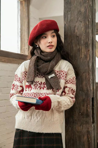 Reindeer Fair Isle Sweater