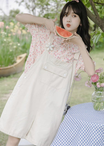 Blusa de jardín pastel