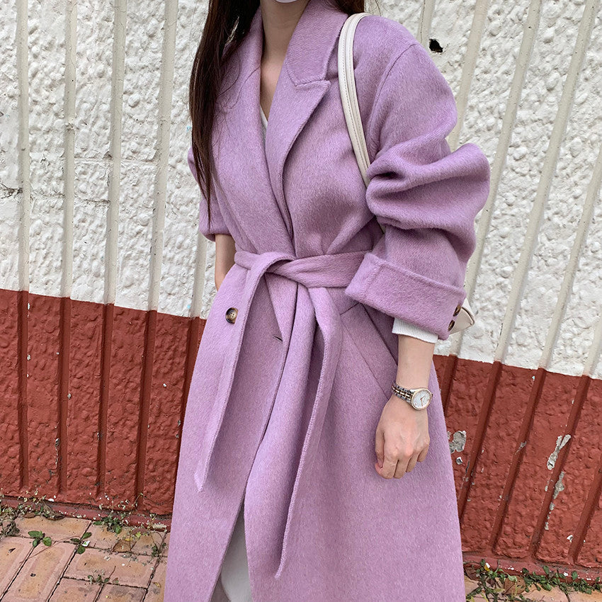 Cuffed Sleeve Coat