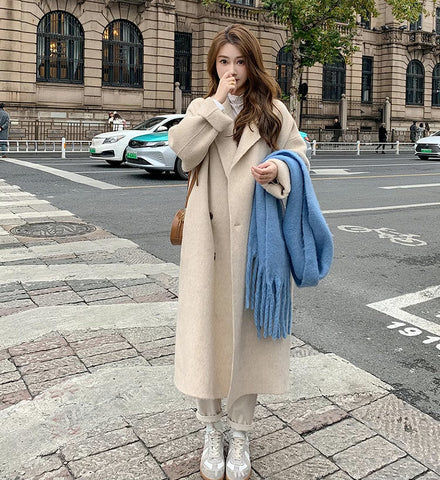 Basic Faux Wool Coat