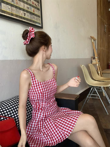 Candy Shop – Minikleid mit Vichy-Karomuster