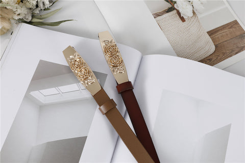 Rose Buckle Belt