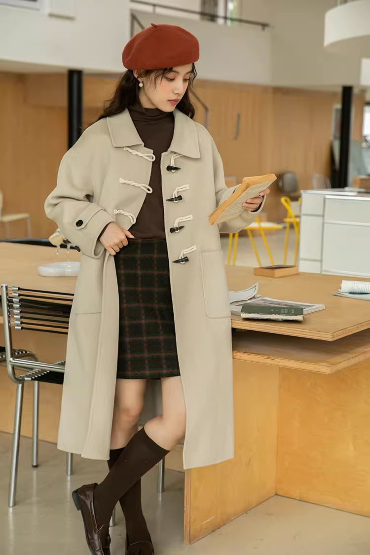 Basic Toggle Button Midi Coat