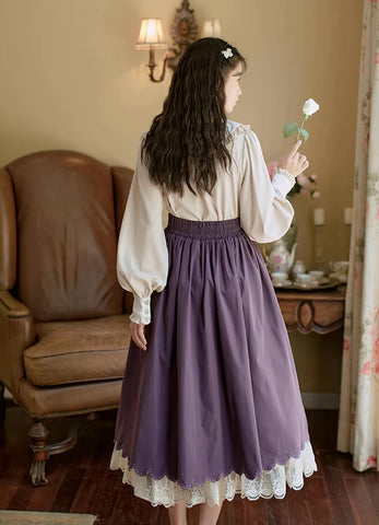 Conjunto de blusa y falda Evergarden