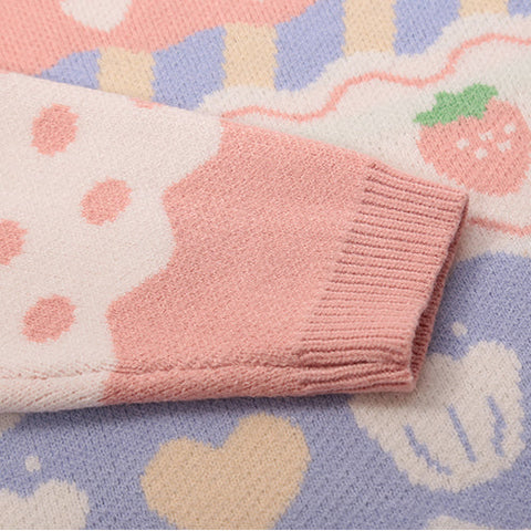 Strawberry Cupcake Sweater