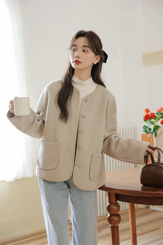 Boucle Knit Jacket