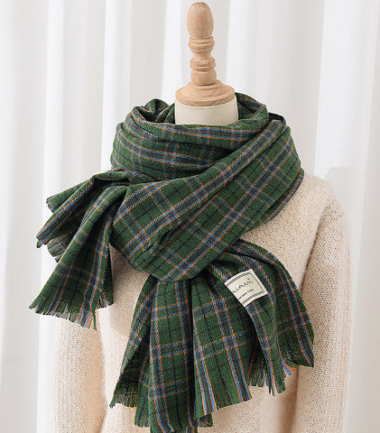 Cozy Fall Plaid Scarf