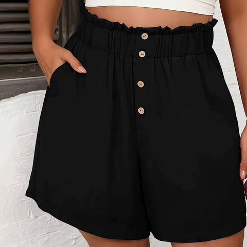 A-Line Casual Simple Basic Shorts