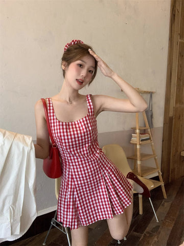 Candy Shop – Minikleid mit Vichy-Karomuster