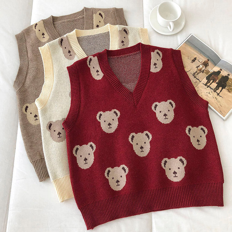 Bear Necessities Sweater Vest