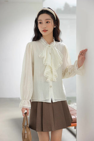 Cascade Front Blouse