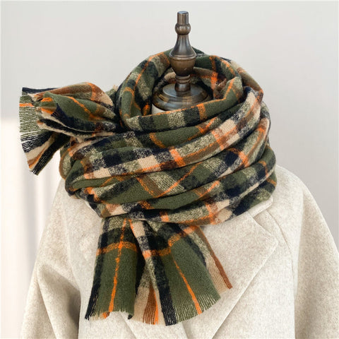 Fall Plaid Scarf