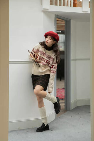 Reindeer Fair Isle Sweater