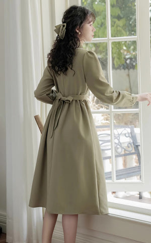 Sunday Tea – Langärmliges Midikleid
