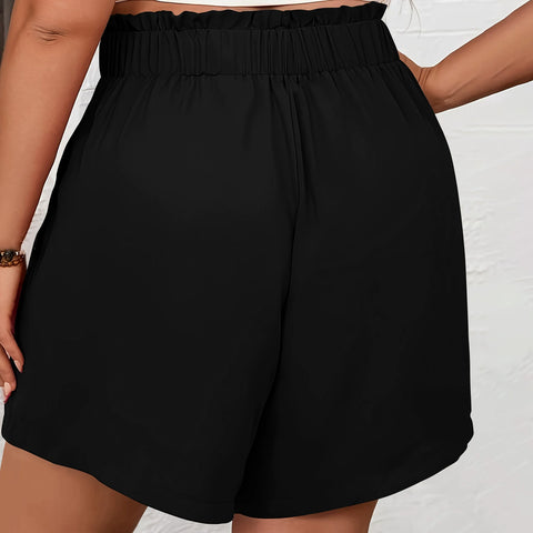 A-Line Casual Simple Basic Shorts