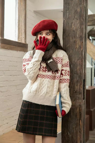 Reindeer Fair Isle Sweater