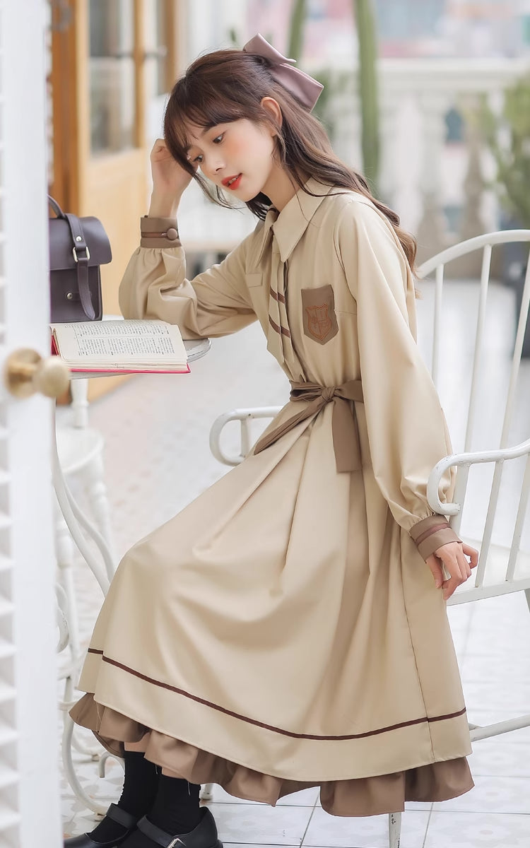 Conjunto de vestido y capa de Little Witch Academia