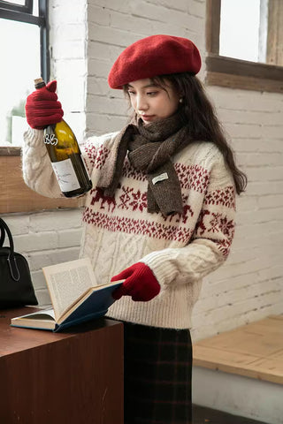 Reindeer Fair Isle Sweater