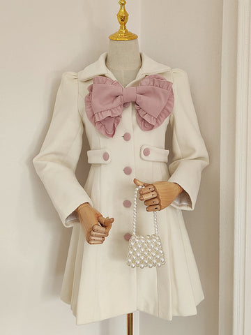 Sweet Bow Dress Coat