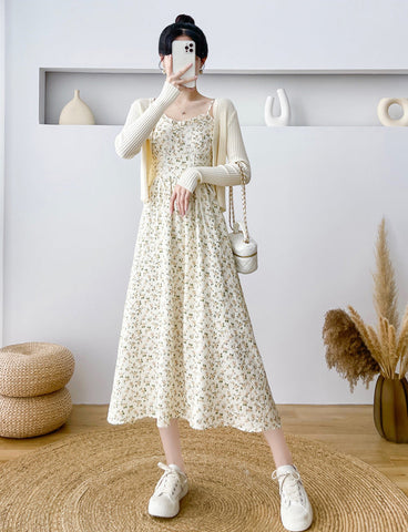 Vestido camisola con cordones Spring Rose