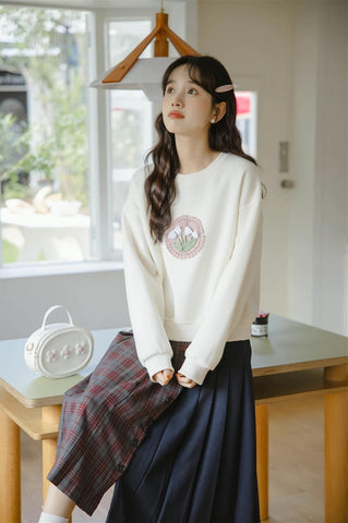 Sudadera de tulipán de crochet