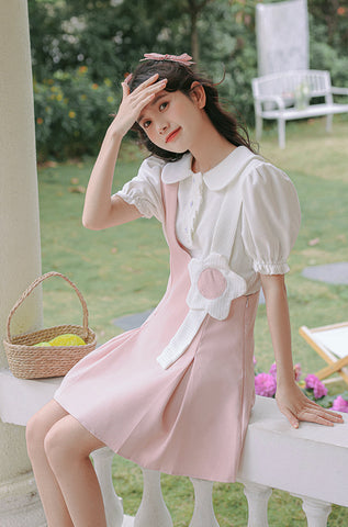 Playful Daisy Mini Pinafore