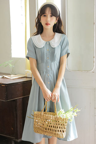 Three's A Charm Button Up Dress