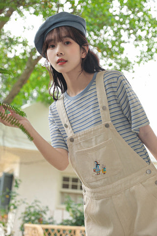 Rabbit Walks Short Overalls