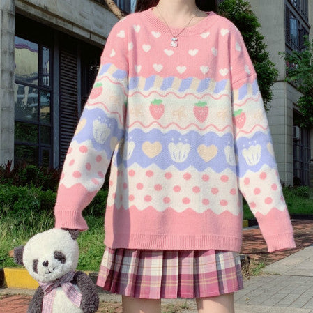 Strawberry Cupcake Sweater