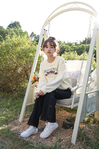 Provence Floral Sweatshirt