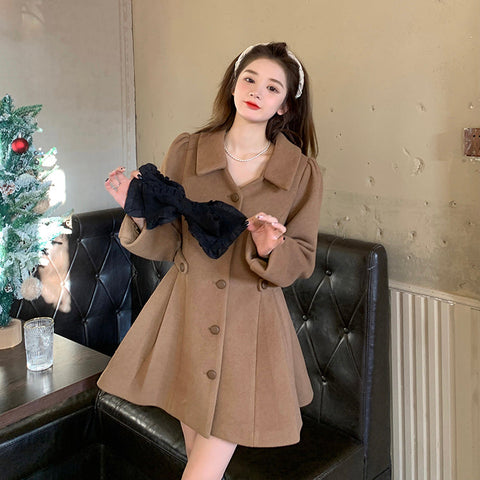 Sweet Bow Dress Coat