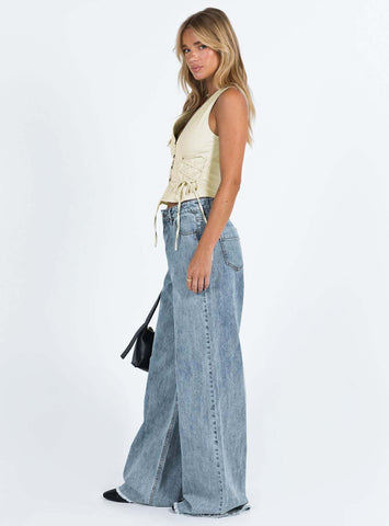 Relaxed Loose Denim Trousers