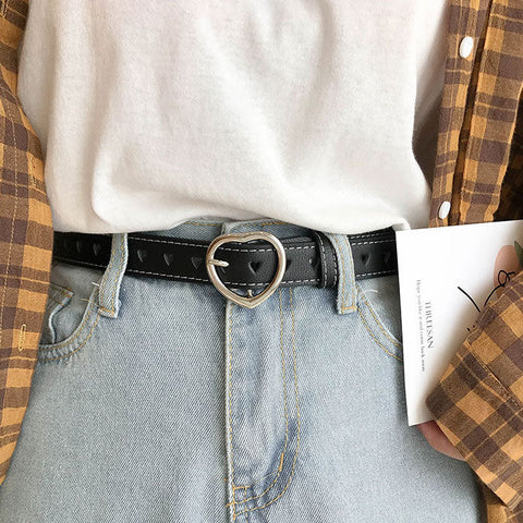 Heart Eyelet Belt