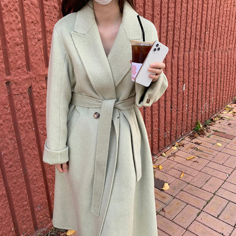 Cuffed Sleeve Coat