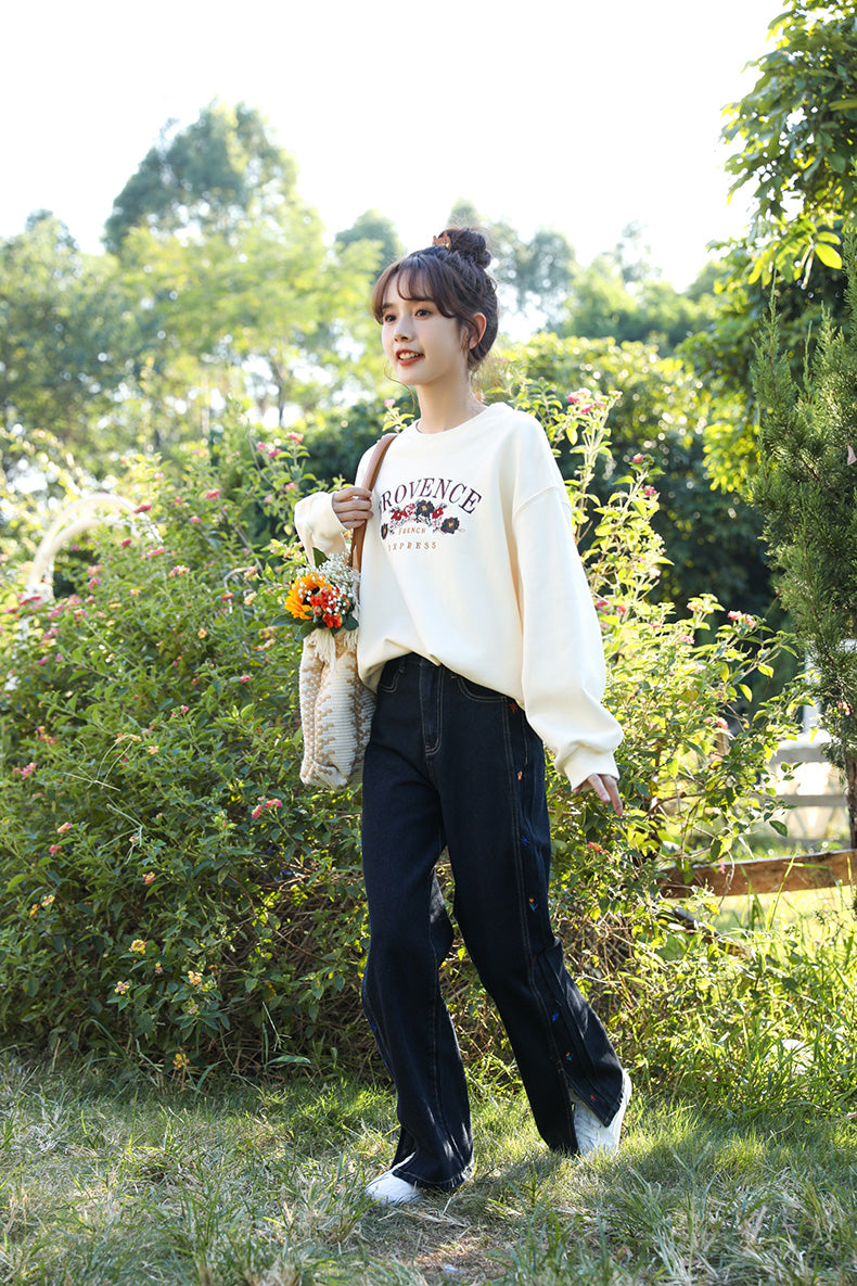 Provence Floral Sweatshirt