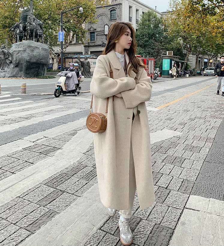 Basic Faux Wool Coat