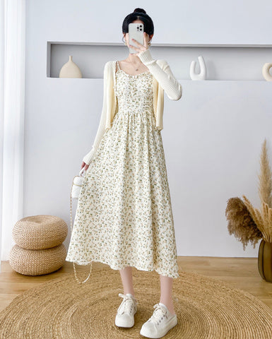 Vestido camisola con cordones Spring Rose