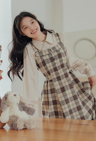 Plaid Cami Swing Dress