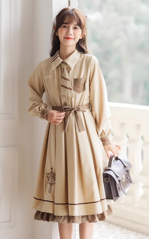 Conjunto de vestido y capa de Little Witch Academia