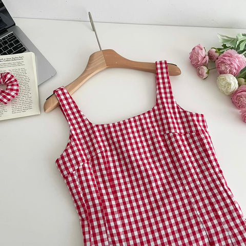 Candy Shop – Minikleid mit Vichy-Karomuster