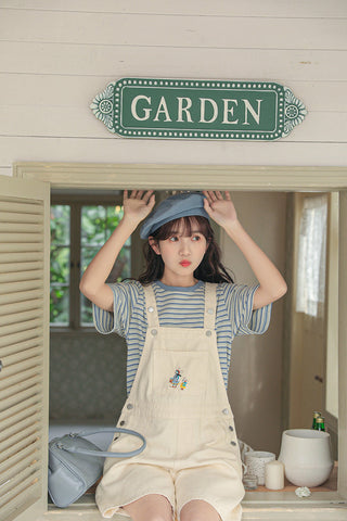 Rabbit Walks Short Overalls