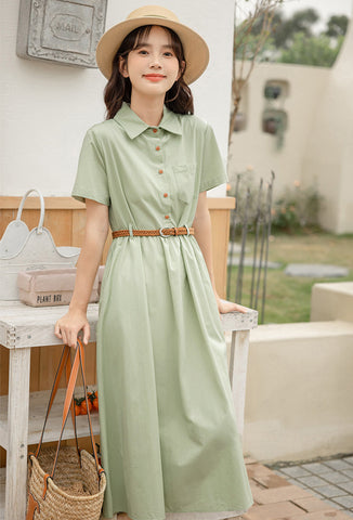 Beach House Shirt Dress