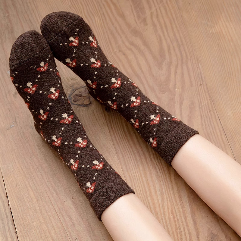 Funky Mushroom Socks