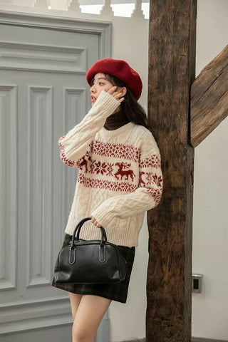 Reindeer Fair Isle Sweater
