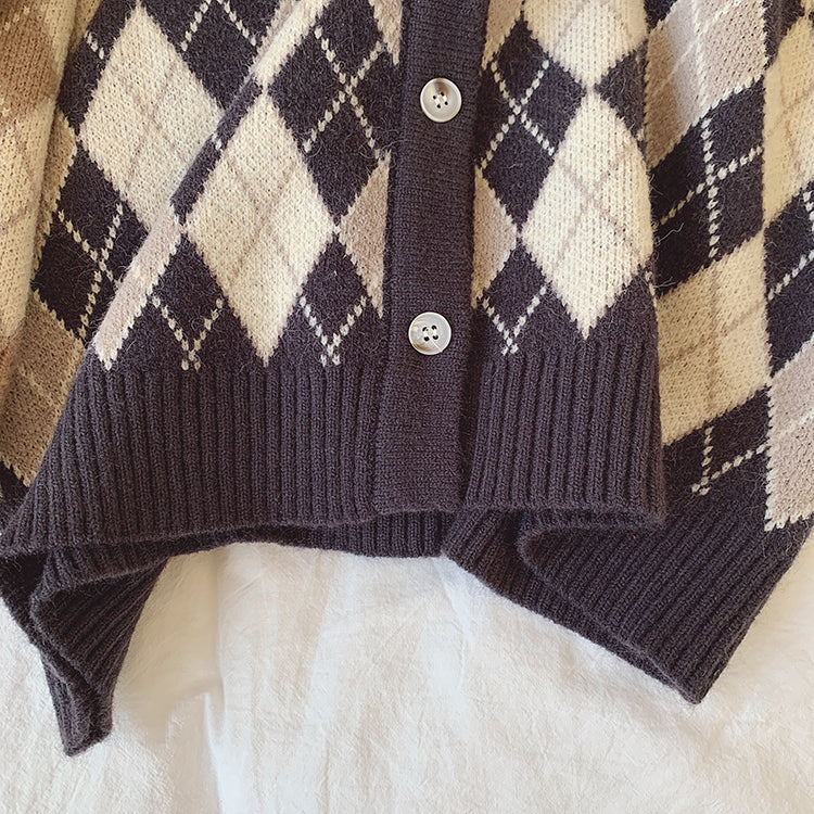 Autumn Argyle Plaid Vest