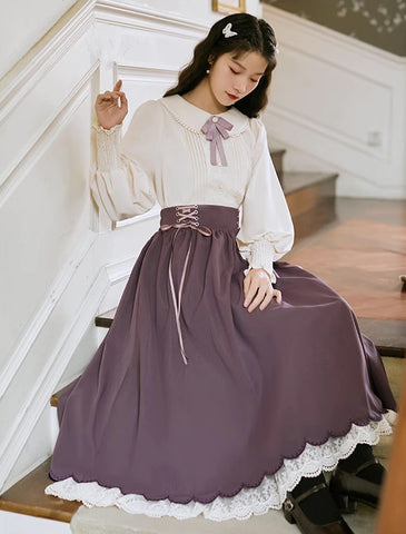 Conjunto de blusa y falda Evergarden