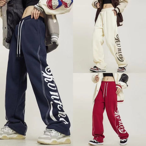 Stitch Design Logo Baggy Sweatpants