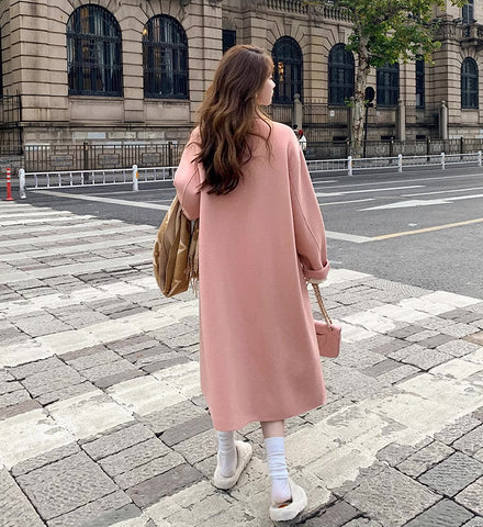 Basic Faux Wool Coat