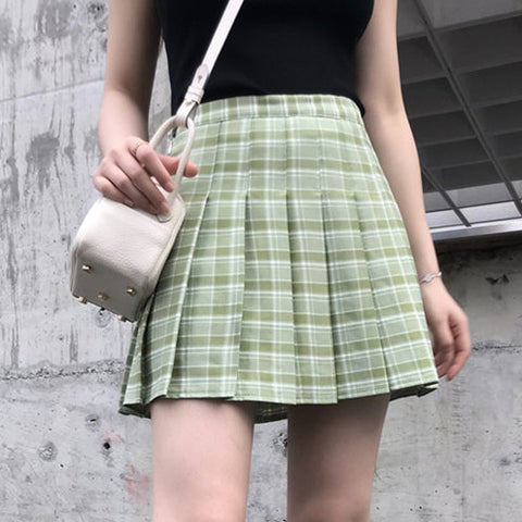 Tennisrock mit Zitruskaro