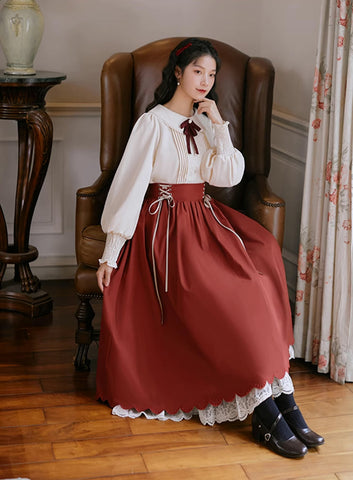 Conjunto de blusa y falda Evergarden